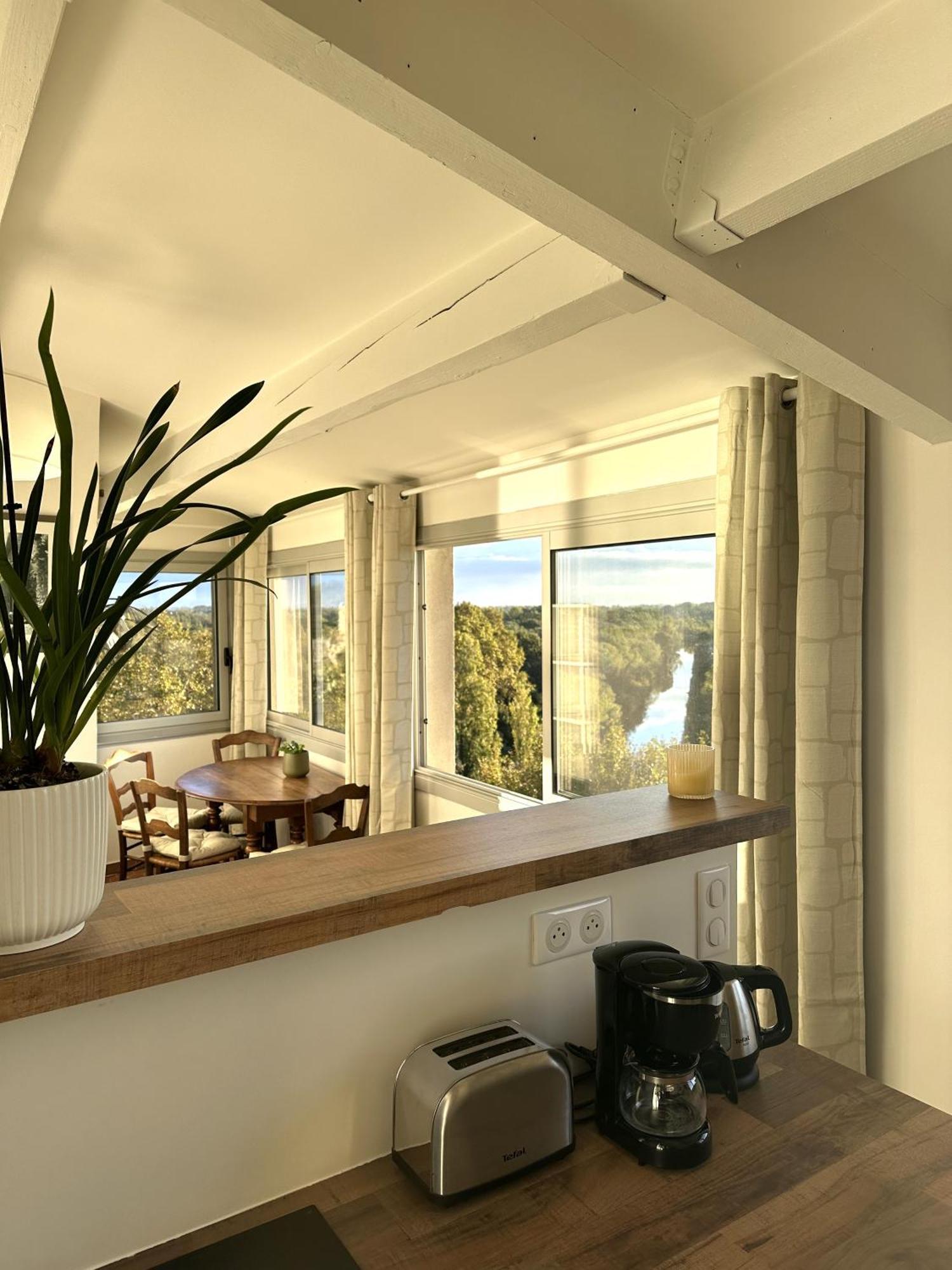 Charmante Petite Maison Avec Vue Panoramique, En Centre Historique, Proche D'Avignon, Ancienne, Renovee, Climatisee, Terrasse, Parking Public Gratuit Villeneuve-les-Avignon Luaran gambar
